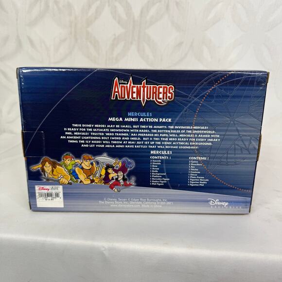 Disney Adventurers Hercules Mega Minis Action Pack 12 Piece Set Store Hades Phil - Picture 7 of 9